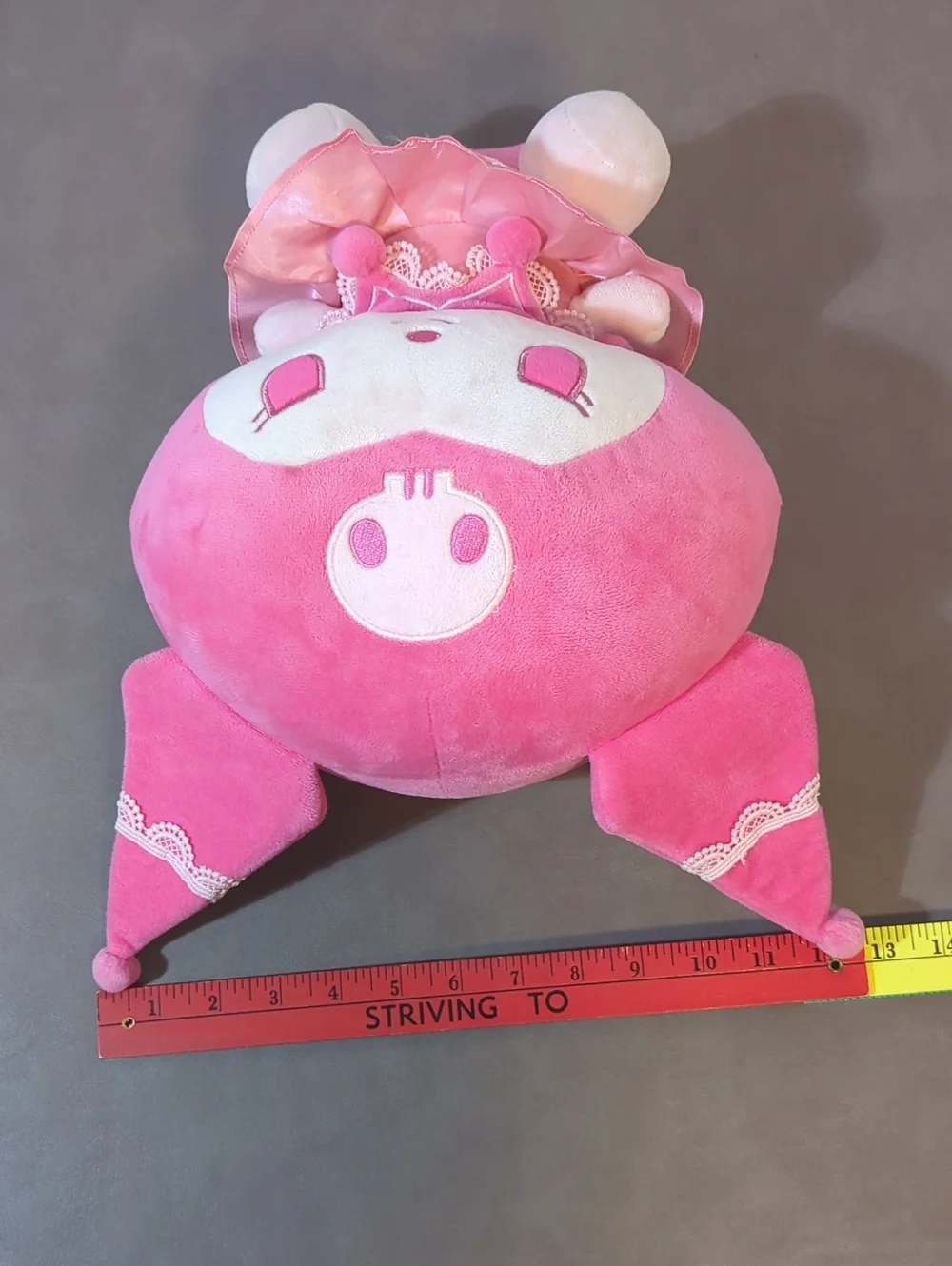 2024 Hello Kitty And Friends Monochrome Kuromi Plush Pink And Light Pink Sanrio